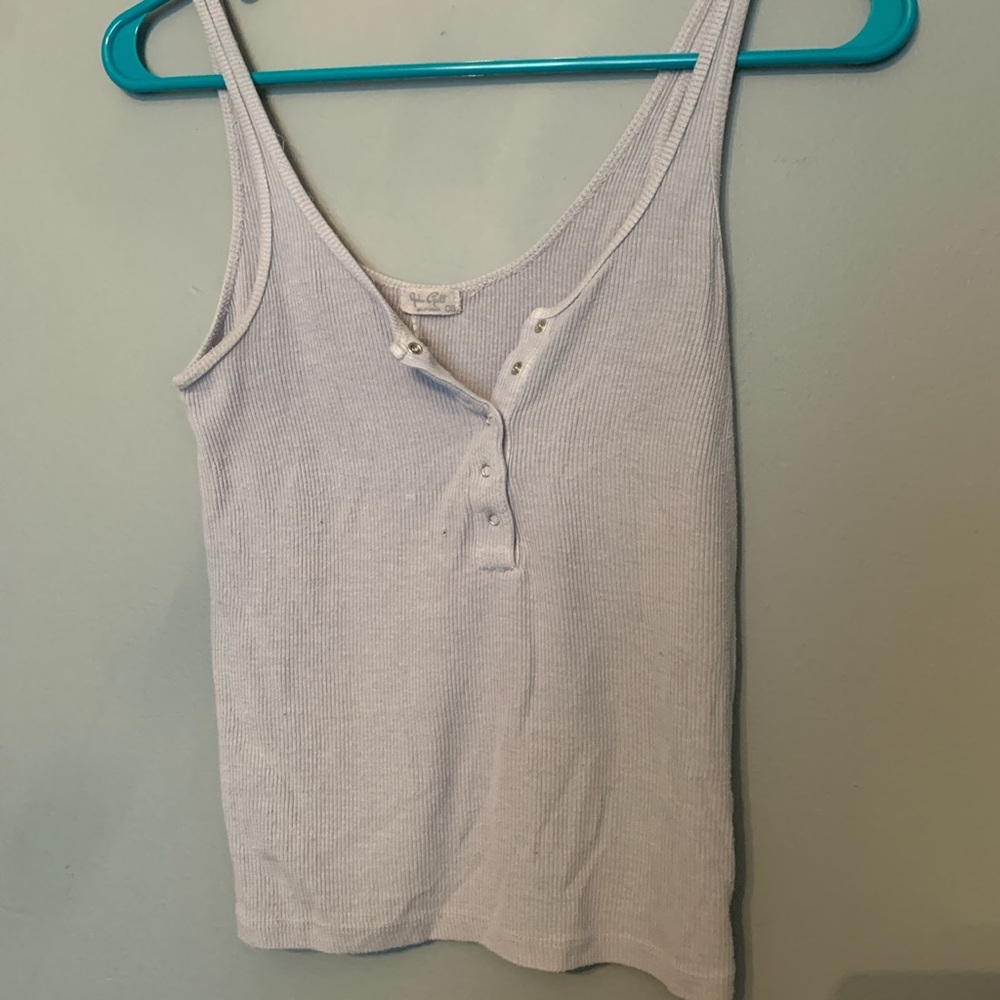 brandy melville periwinkle blue tank top